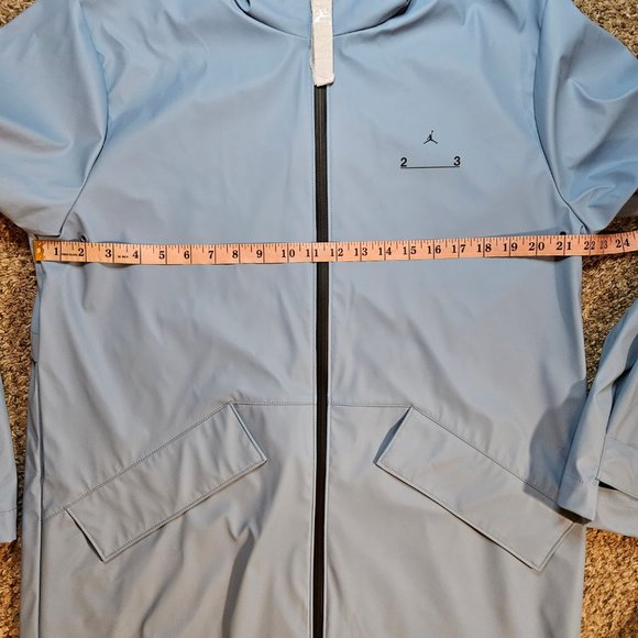 Nike Jordan 23 Engineered Trench Rain Jacket Men's Size Medium DV7691-427 Blue - Picture 4 of 12